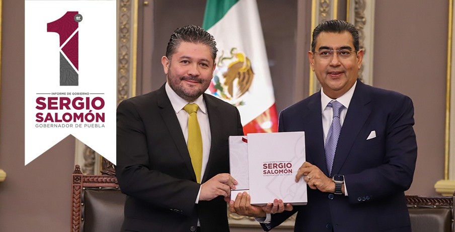 Al entregar su Informe de Gobierno al Pleno del Congreso local, Salomón Céspedes destaca la unidad, conciliación y gasto responsable