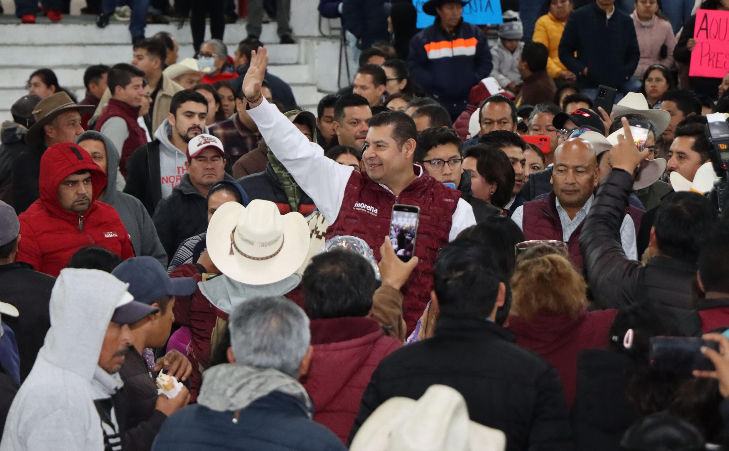 Pobreza y marginación, los verdaderos enemigos del pueblo, asegura Alejandro Armenta