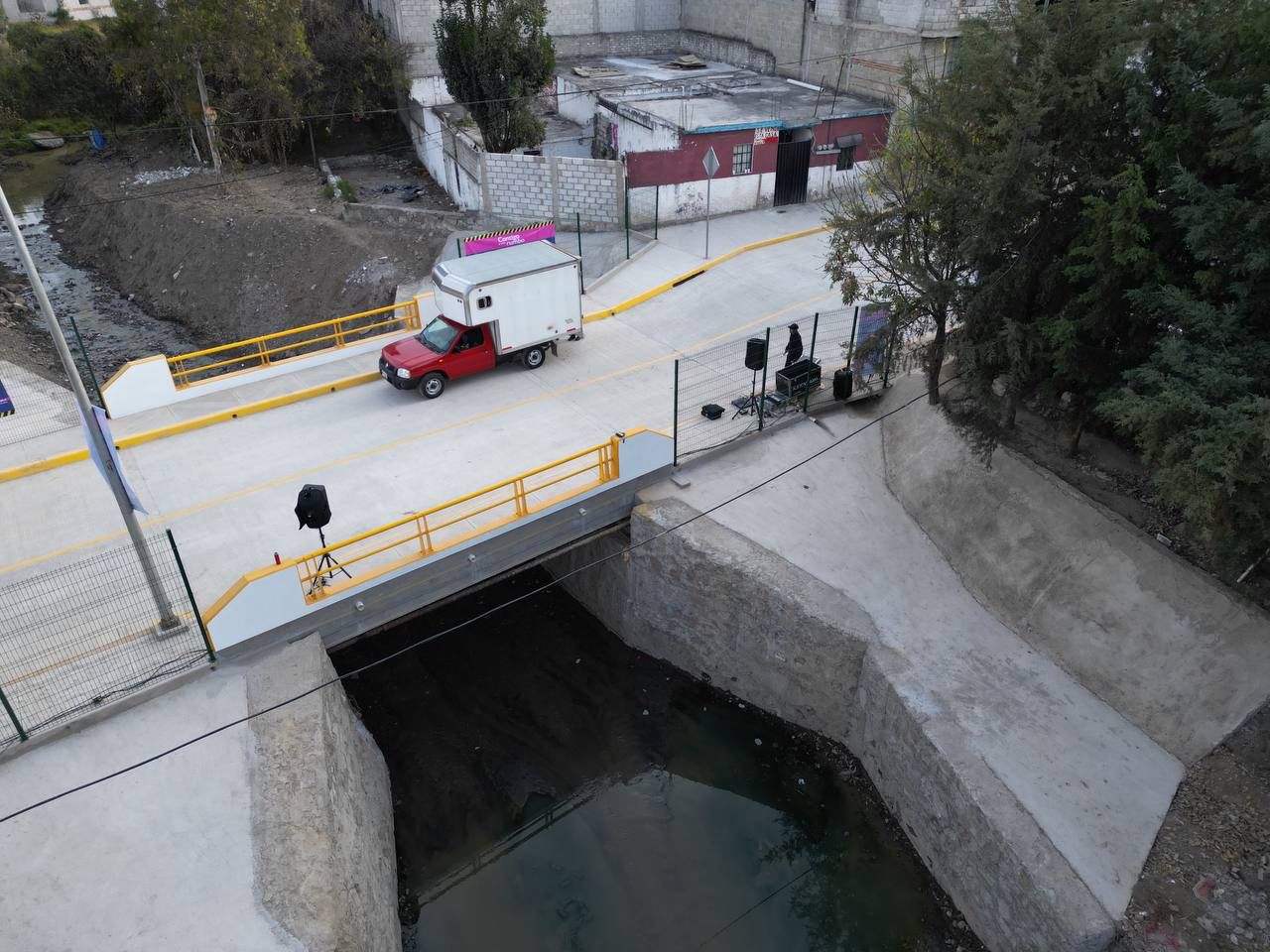 Adán Domínguez inauguró  puente vehicular en San Sebastián de Aparicio