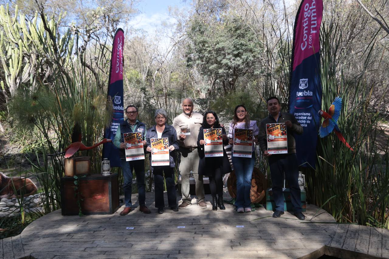Ayuntamiento de Puebla y Africam invitan a participar en la campaña Verde Navidad