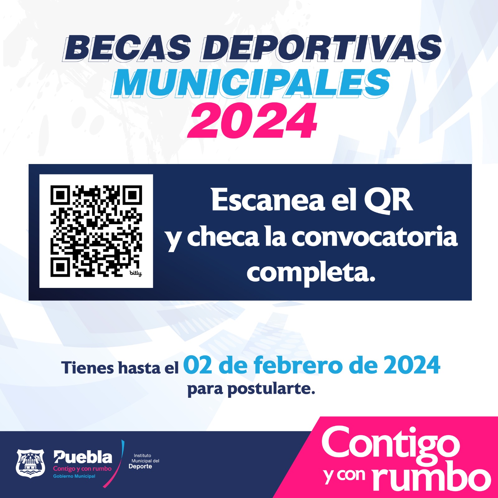 Lanza Ayuntamiento de Puebla convocatoria para Becas Deportivas 2024
