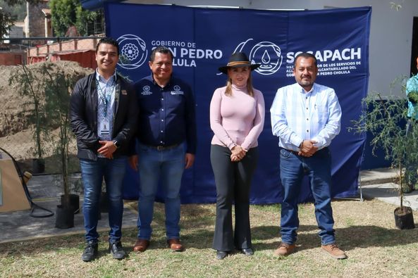Paola Angon promueve espacios verdes en San Pedro Cholula