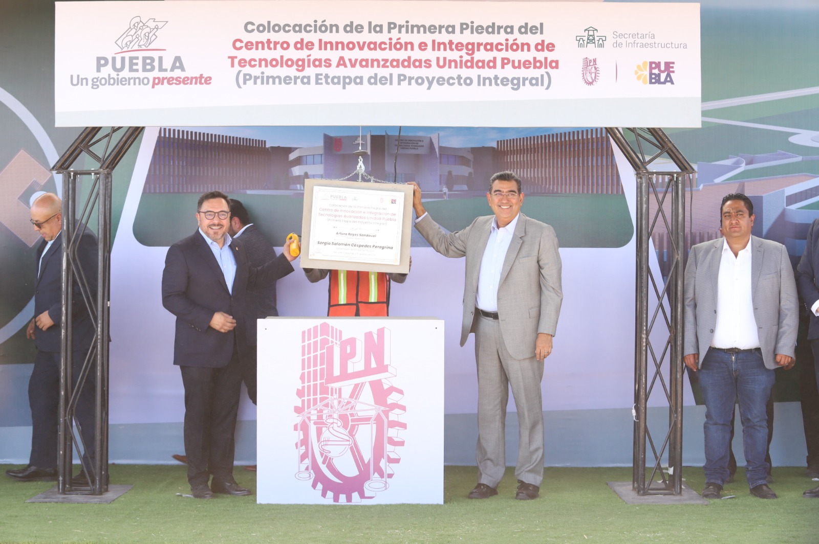 Con llegada del IPN a Puebla, gobierno de Sergio Salomón consolidará desarrollo tecnológico y formación académica