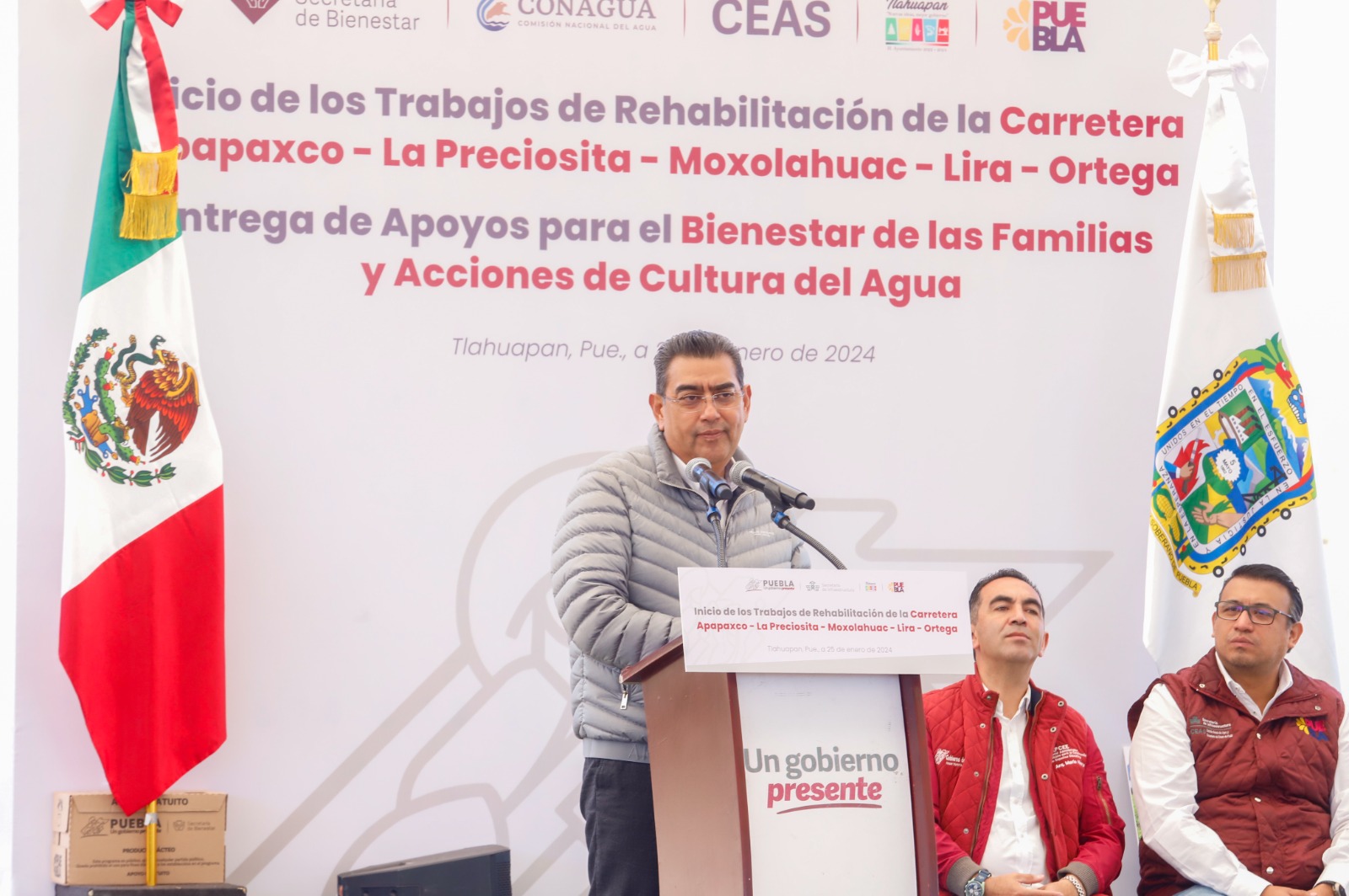 En unidad con ayuntamientos, gobierno estatal trabaja para garantizar bienestar de población: Sergio Salomón
