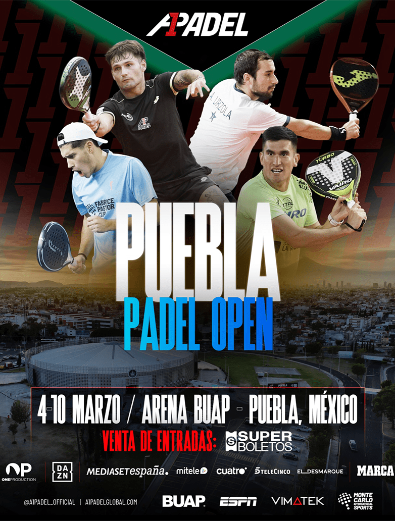 Anuncia BUAP el Torneo Internacional de Pádel en la Arena BUAP
