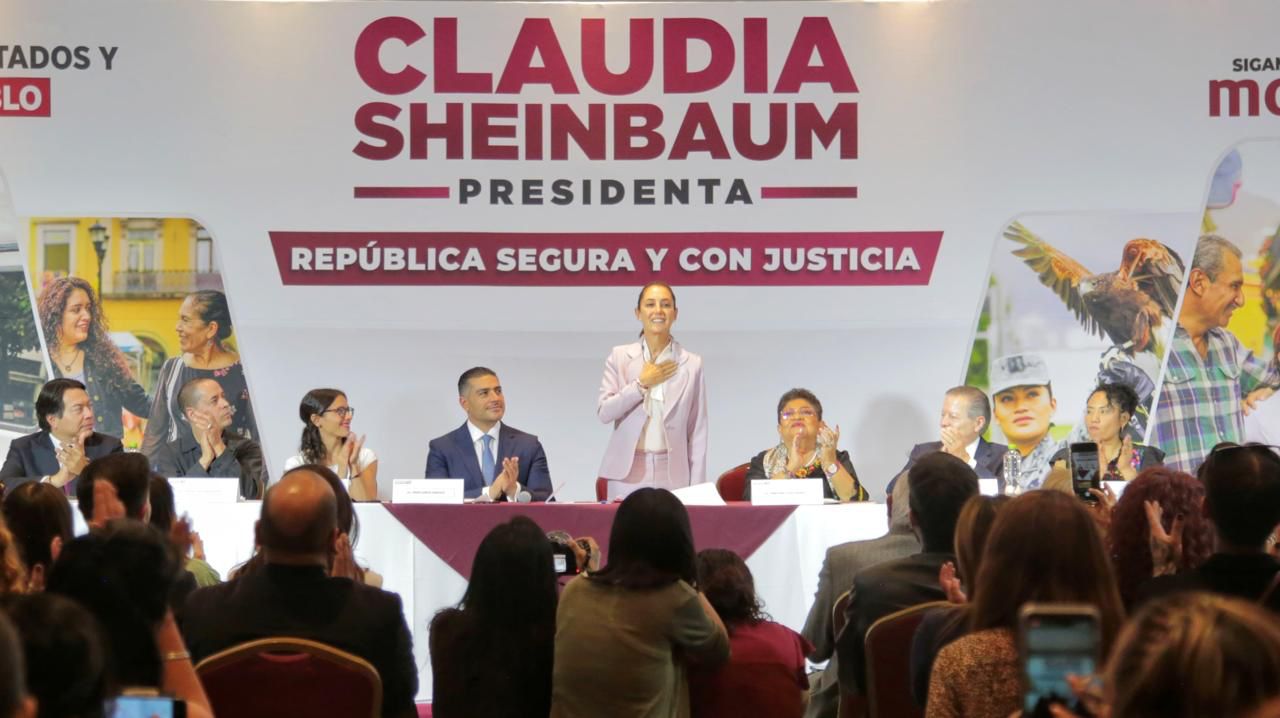 Claudia Sheinbaum presenta su estrategia de seguridad: “República Segura y con Justicia”