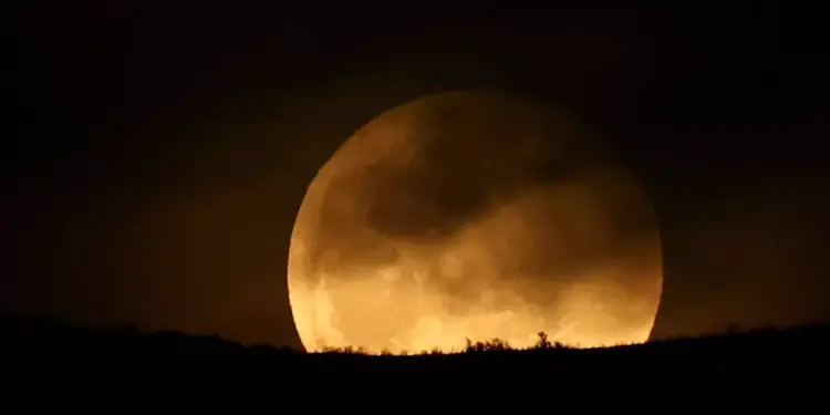 Así se vio el primer eclipse lunar de 2024 en fotos