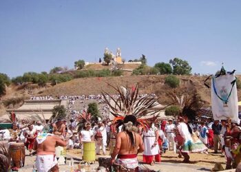 Todo listo para el equinoccio de primavera 2024 en Cholula