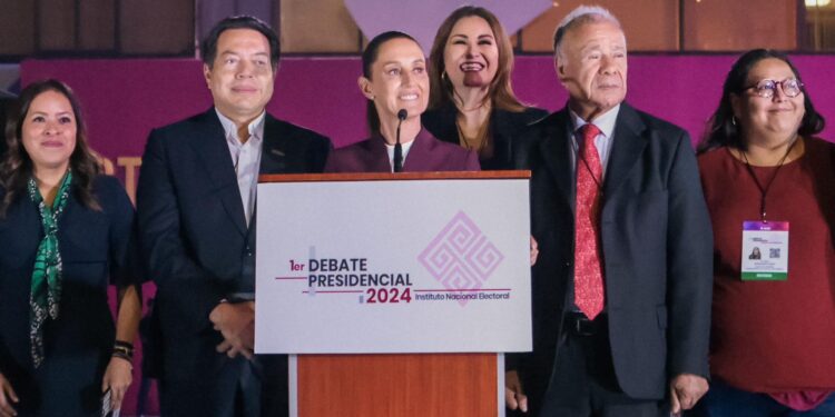 ‘’No solo ganamos el debate, sino que vamos a ganar la presidencia de la República el próximo 2 de junio”: Sheinbaum