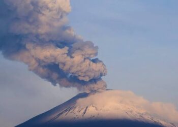 Volcán Popocatépetl registró 105 exhalaciones, un sismo volcanotectónico y 56 minutos de tremor