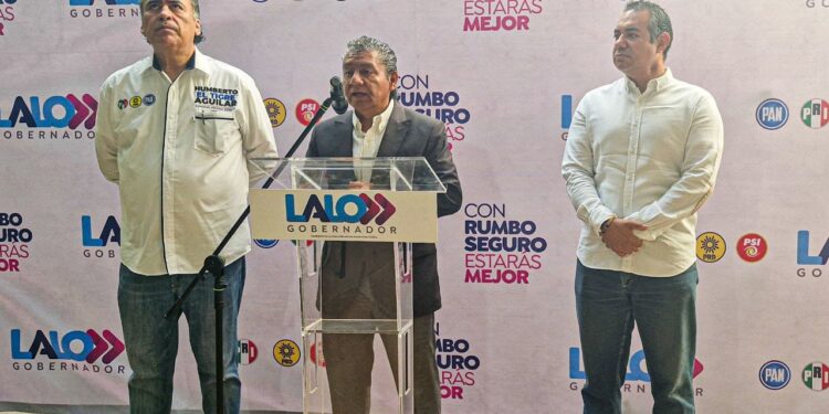 Coalición Mejor Rumbo para Puebla presenta denuncias por robo, alteración y superposición de propaganda electoral en contra de Morena y sus aliados