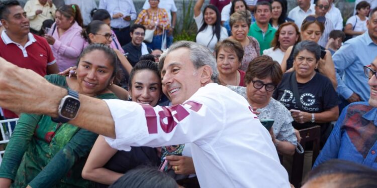 Trabajará Pepe Chedraui por mejores condiciones de vida para el magisterio poblano