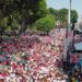 Más de 35 mil personas se suman a la marea rosa en Puebla