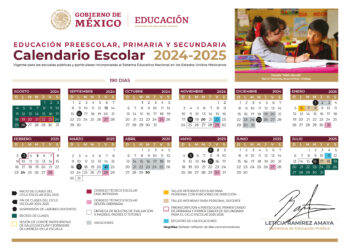 Publica SEP calendarios escolares 2024-2025 para Educación Básica y Normal