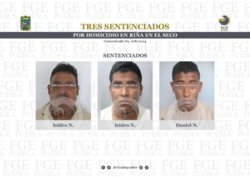 Tres sentenciados por homicidio en riña en El Seco