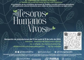 Amplía Cultura recepción de candidatos para “Tesoros Humanos Vivos”