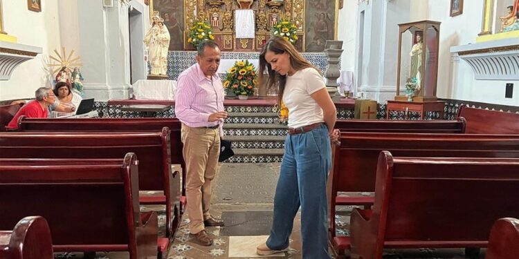 Dan mantenimiento a templos de La Merced, San Sebastián de Aparicio y Santa Bárbara