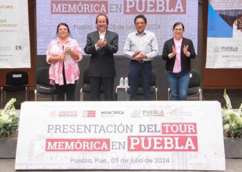 Recorre “Tour Memórica” Puebla; fue presentado en Casa de la Cultura