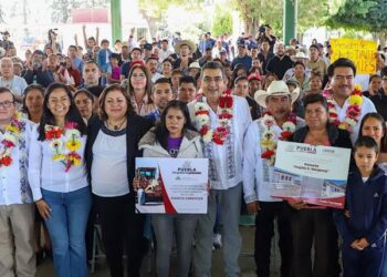 Con obras de infraestructura, Sergio Salomón mejora movilidad en Tochimilco y Acteopan