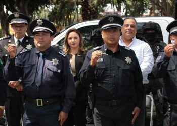 Refuerza Paola Angon Secretaría de Seguridad Ciudadana en San Pedro Cholula