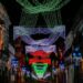 La ciudad de Puebla ya luce con adornos en color verde, blanco y rojo