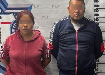 Detiene SSP a hombre y mujer por robo de vehículo de plataforma digital