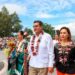 Sergio Salomón presidió el Festival Huey Atlixcáyotl
