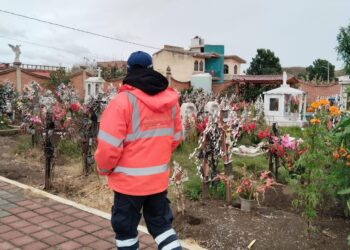 Protección Civil de San Pedro Cholula supervisa condiciones de panteones