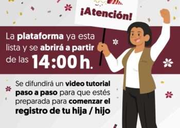 Este lunes a las 14:00 horas inicia el registro a la beca Rita Cetina para secundaria