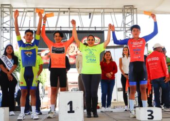 Incentiva Gobierno de Cholula el deporte, a través de la Carrera Ciclista