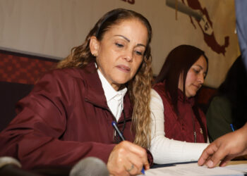 Respaldan Céspedes y Armenta ratificación de Olga Romero en Morena