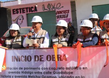 Comenzó Armando Aguirre obras en juntas auxiliares de Coronango