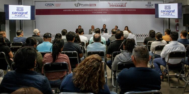 Ofrece Gobierno de la Ciudad acompañamiento y apoyo a empresarios de Canagraf