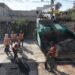 Avanza Ayuntamiento de Puebla trabajos de pavimentación en la calle 2 Sur