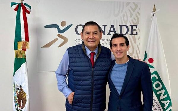 Armenta y Rommel Pacheco impulsarán talentos deportivos de Puebla