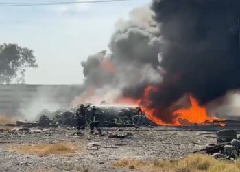 Atiende Coronango 3 incendios en Ocotlán