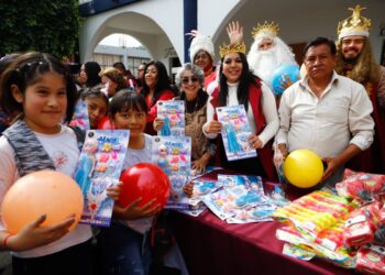 Más de 30 mil juguetes entregó el Gobierno de Cholula en la Caravana de la Esperanza