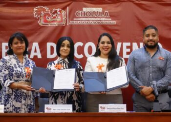 Signa Gobierno de Cholula convenio con la Comisión Estatal de Derechos Humanos