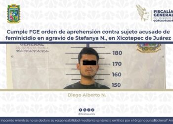 FGE detiene a Diego por el feminicidio de Estefanía en Xicotepec
