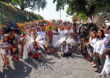 Tradición, arte y cultura en el arranque del Equinoccio Xopanilhuitl 2025 en San Pedro Cholula