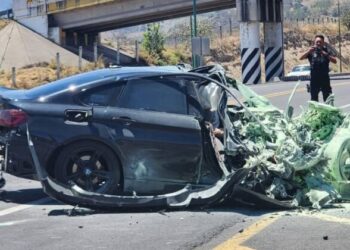 Dos personas pierden la vida en la autopista Tlaxco-Tejocotal