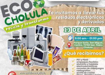 Con EcoCholula se continúa promoviendo el reciclaje y el cuidado del medio ambiente