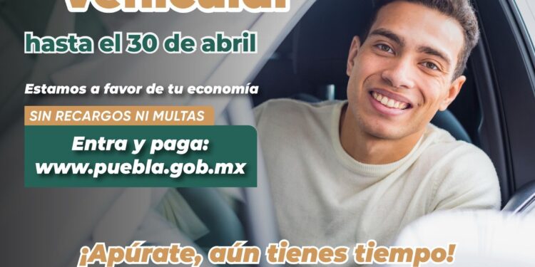 El 30 de abril es la fecha límite para pago del control vehicular