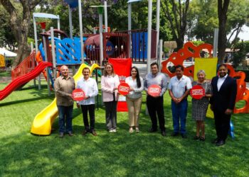 Renuevan el Parque de la Niñez Cholulteca: un espacio digno para las infancias