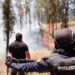 Policía y Bomberos de Cholula sofocan más de 20 incendios en el cerro zapotecas