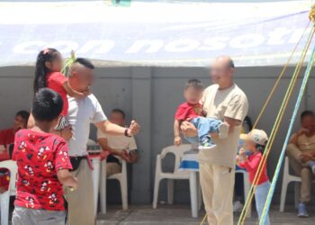 CERESO de San Pedro Cholula celebra el día de la niña y el niño para fomentar la reinserción social