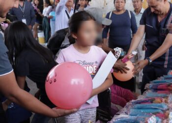 El Gobierno de Tonantzin lleva alegría a la niñez cholulteca