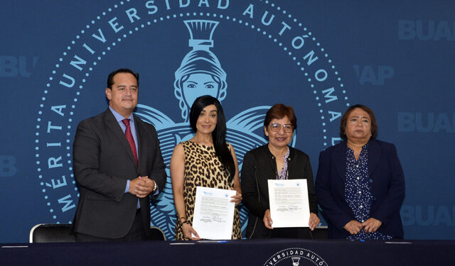 Firman alianza la BUAP y la CDH Puebla