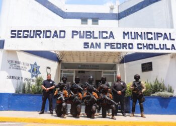 Capacitación especializada fortalece al Grupo Táctico de San Pedro Cholula