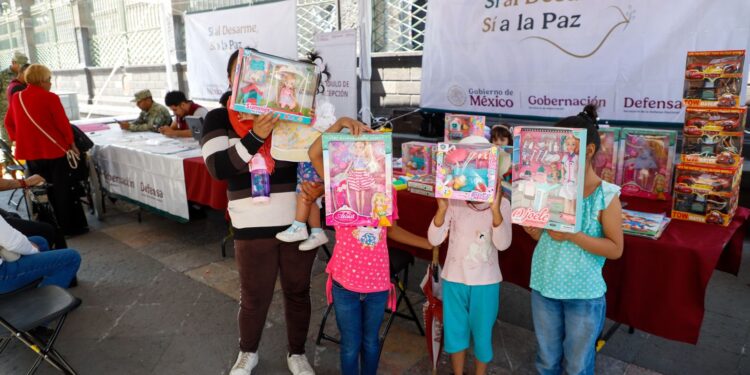 Gran participación de poblanos en Programa “Sí al Desarme, Sí a la Paz”